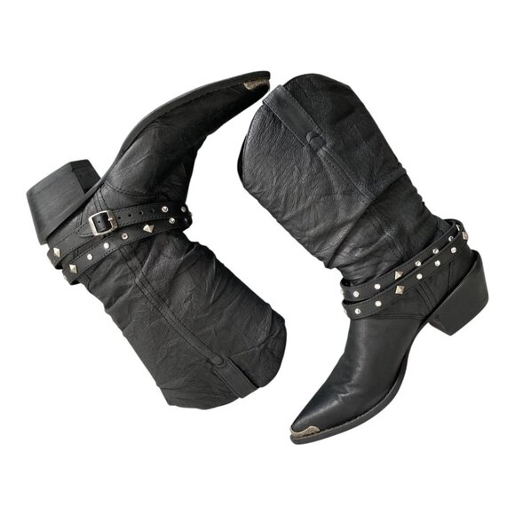 Durango Women’s Leather Western Studded Boots S 7 - Picture 9 of 15